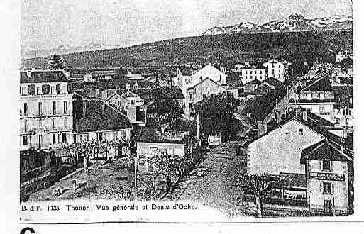 Ville de THONONLESBAINS Carte postale ancienne