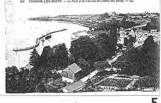 Ville de THONONLESBAINS Carte postale ancienne