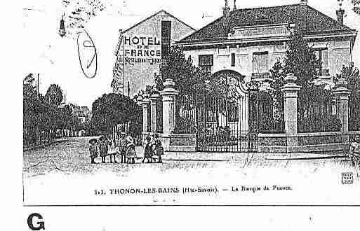 Ville de THONONLESBAINS Carte postale ancienne