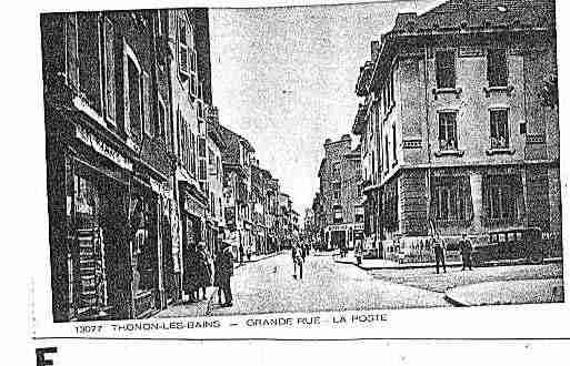 Ville de THONONLESBAINS Carte postale ancienne