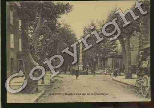 Ville de TRETS Carte postale ancienne