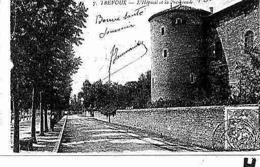 Ville de TREVOUX Carte postale ancienne