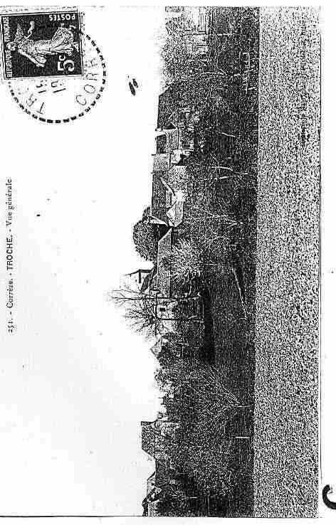 Ville de TROCHE Carte postale ancienne