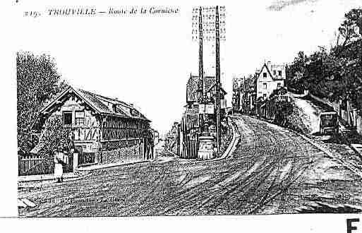 Ville de TROUVILLESURMER Carte postale ancienne