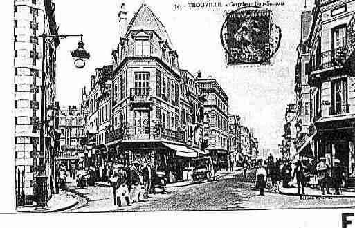 Ville de TROUVILLESURMER Carte postale ancienne