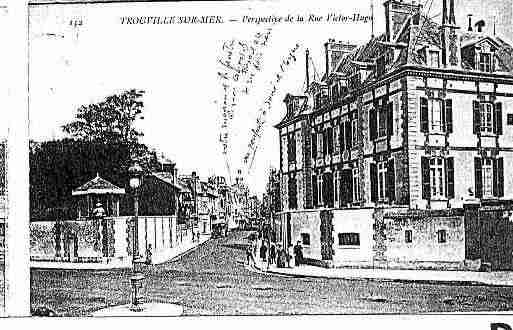 Ville de TROUVILLESURMER Carte postale ancienne