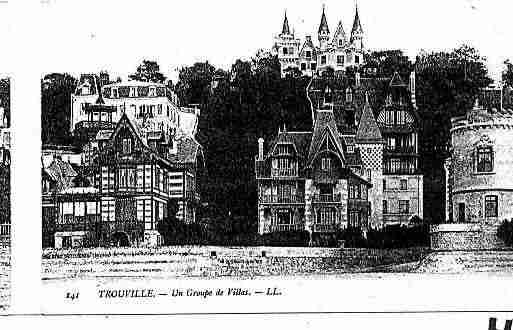 Ville de TROUVILLESURMER Carte postale ancienne