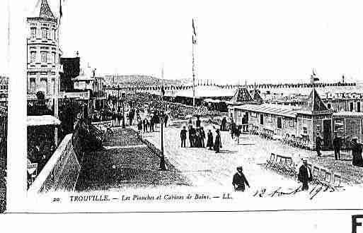 Ville de TROUVILLESURMER Carte postale ancienne