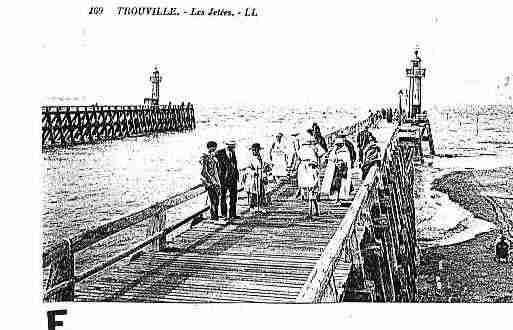 Ville de TROUVILLESURMER Carte postale ancienne