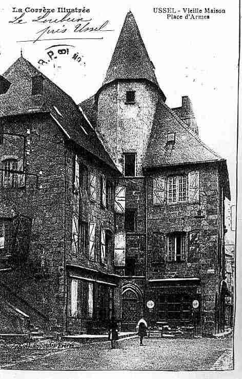 Ville de USSEL Carte postale ancienne