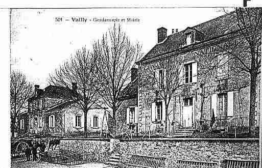 Ville de VAILLYSURSAULDRE Carte postale ancienne