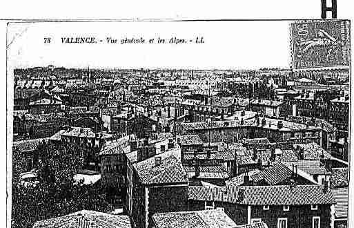 Ville de VALENCE Carte postale ancienne