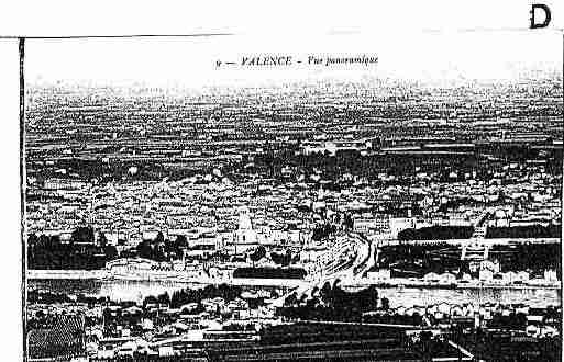 Ville de VALENCE Carte postale ancienne