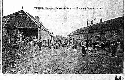 Ville de VERCEL Carte postale ancienne