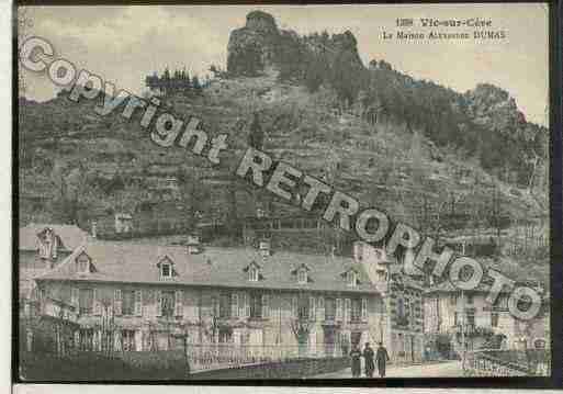 Ville de VICSURCERE Carte postale ancienne