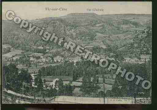 Ville de VICSURCERE Carte postale ancienne