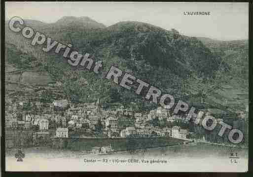 Ville de VICSURCERE Carte postale ancienne