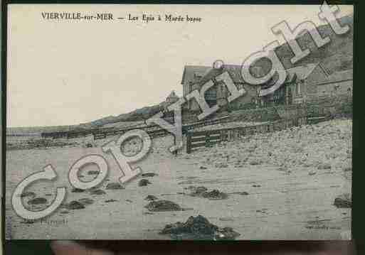 Ville de VIERVILLESURMER Carte postale ancienne