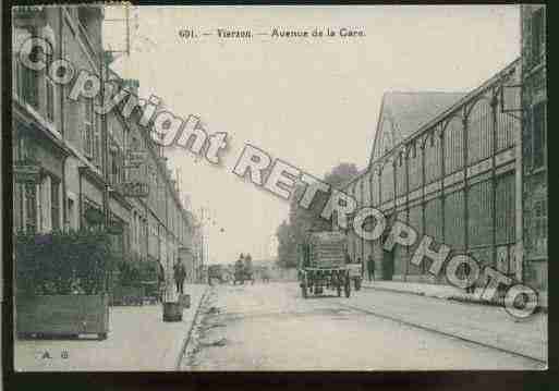 Ville de VIERZON Carte postale ancienne