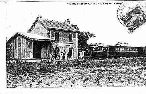 Ville de VIGNOUXSURBARANGEON Carte postale ancienne