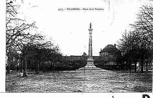 Ville de VILLEBOIS Carte postale ancienne