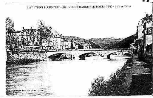 Ville de VILLEFRANCHEDEROUERGUE Carte postale ancienne