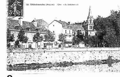 Ville de VILLEFRANCHEDEROUERGUE Carte postale ancienne