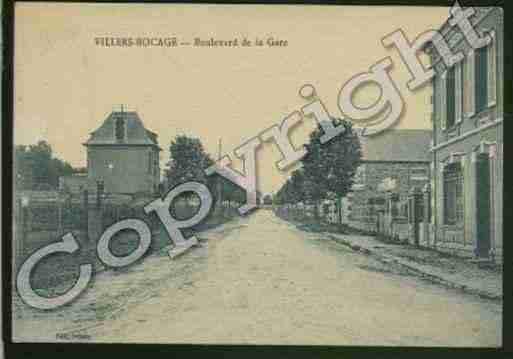 Ville de VILLERSBOCAGE Carte postale ancienne