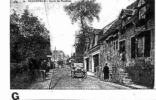 Ville de VILLERVILLE Carte postale ancienne