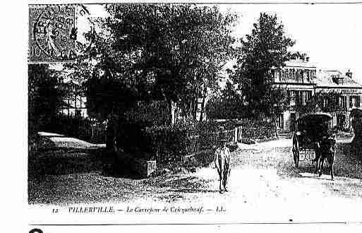 Ville de VILLERVILLE Carte postale ancienne