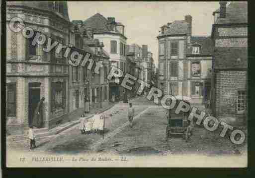 Ville de VILLERVILLE Carte postale ancienne