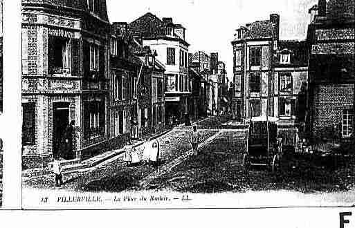 Ville de VILLERVILLE Carte postale ancienne