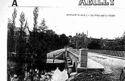 Ville de ABILLY Carte postale ancienne