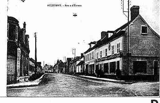 Ville de ACQUIGNY Carte postale ancienne