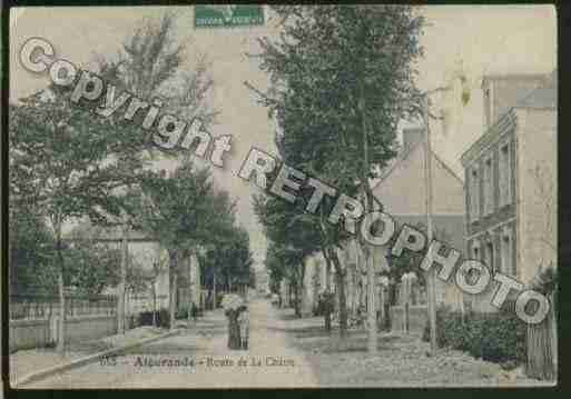 Ville de AIGURANDE Carte postale ancienne