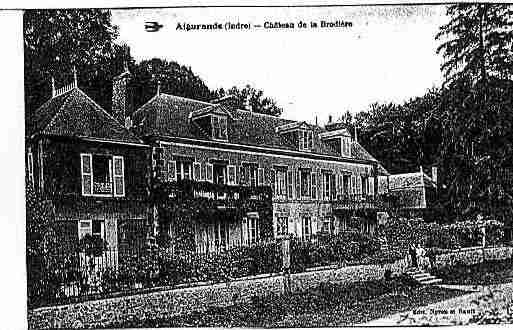 Ville de AIGURANDE Carte postale ancienne