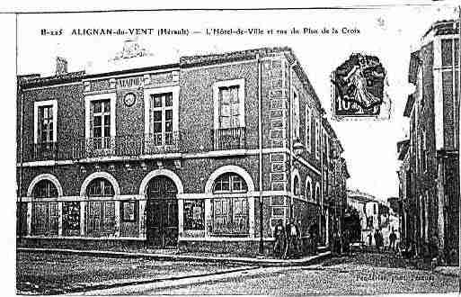 Ville de ALIGNANDUVENT Carte postale ancienne