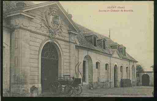 Ville de ALIZAY Carte postale ancienne