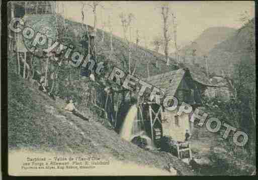 Ville de ALLEMONT Carte postale ancienne