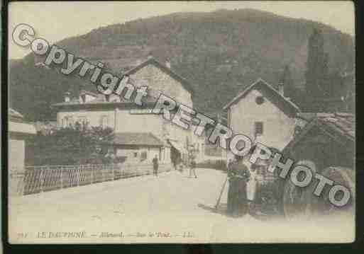 Ville de ALLEVARD Carte postale ancienne