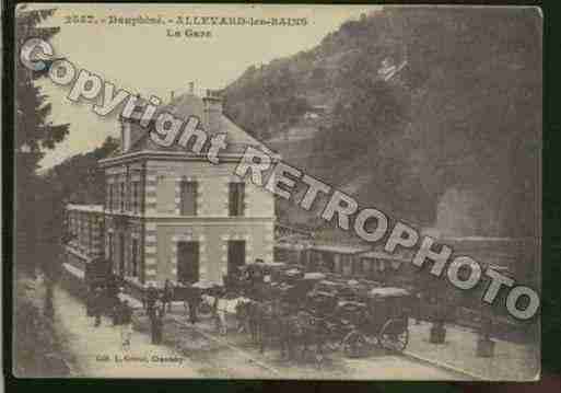 Ville de ALLEVARD Carte postale ancienne