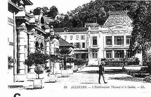 Ville de ALLEVARD Carte postale ancienne