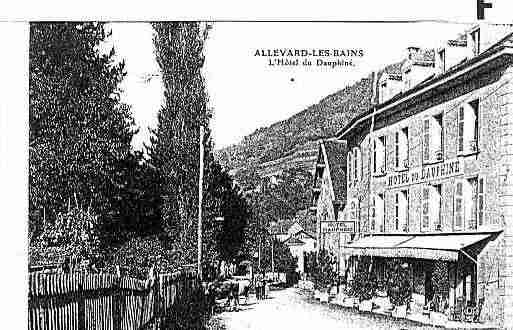 Ville de ALLEVARD Carte postale ancienne