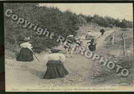 Ville de ALLEVARD Carte postale ancienne