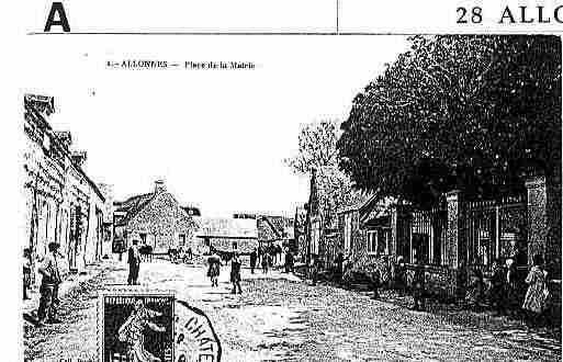 Ville de ALLONNES Carte postale ancienne