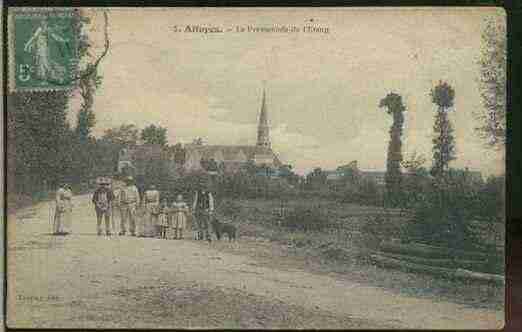 Ville de ALLUYES Carte postale ancienne