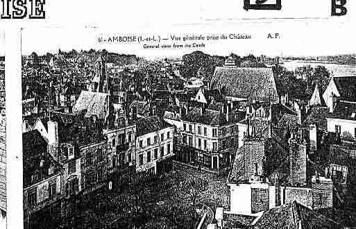 Ville de AMBOISE Carte postale ancienne