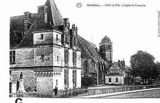 Ville de AMBOISE Carte postale ancienne