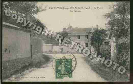 Ville de AMFREVILLESOUSLESMONTS Carte postale ancienne