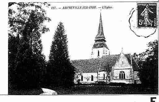 Ville de AMFREVILLESURITON Carte postale ancienne